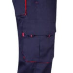VL HYPNOS. Pantalon sergé, bicolore, multipoches (200g/m²), en coton (35%) et polyester (65%) – Image 42