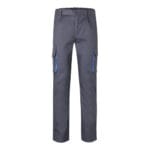 VL HYPNOS. Pantalon sergé, bicolore, multipoches (200g/m²), en coton (35%) et polyester (65%) – Image 44