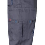 VL HYPNOS. Pantalon sergé, bicolore, multipoches (200g/m²), en coton (35%) et polyester (65%) – Image 48