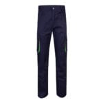 VL HYPNOS. Pantalon sergé, bicolore, multipoches (200g/m²), en coton (35%) et polyester (65%) – Image 56