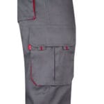 VL HYPNOS. Pantalon sergé, bicolore, multipoches (200g/m²), en coton (35%) et polyester (65%) – Image 66