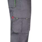 VL HYPNOS. Pantalon sergé, bicolore, multipoches (200g/m²), en coton (35%) et polyester (65%) – Image 82