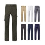 VL PAN. Pantalon stretch, multipoches (290g/m²), en coton (46%), EME (38%) et polyester (16%)