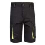 VL HEMERA. Bermuda stretch bicolore, multipoches (240g/m²), en coton (46%), EME (38%) et polyester (16%) – Image 3