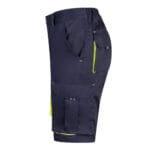 VL HEMERA. Bermuda stretch bicolore, multipoches (240g/m²), en coton (46%), EME (38%) et polyester (16%) – Image 10