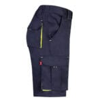 VL HEMERA. Bermuda stretch bicolore, multipoches (240g/m²), en coton (46%), EME (38%) et polyester (16%) – Image 11