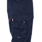 VL ZEUS LARGE. Pantalon stretch multipoches bicolore (240g/m²), en coton (46%), EME (38%) et polyester (16%) – Image 5