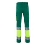 VL ZEUS LARGE. Pantalon stretch multipoches bicolore (240g/m²), en coton (46%), EME (38%) et polyester (16%) – Image 14