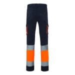 VL ZEUS LARGE. Pantalon stretch multipoches bicolore (240g/m²), en coton (46%), EME (38%) et polyester (16%) – Image 20
