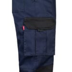 VL NJORD. Pantalon sergé, bicolore, multipoches (240 g/m²), en coton (35%) et polyester (65%) – Image 7