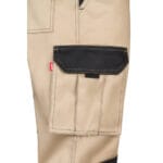 VL NJORD. Pantalon sergé, bicolore, multipoches (240 g/m²), en coton (35%) et polyester (65%) – Image 20