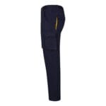 VL FIDES. Pantalon stretch bicolore, multipoches (240g/m²), en coton (46%), EME (38%) et polyester (16%) – Image 7