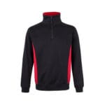 VL SVAROG. Sweat bicolore en éponge (260g/m²), en polyester (65%) et coton (35%) – Image 35