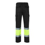 VL ATHENA. Pantalon bicolore en sergé (210g/m²), doublé, multi-poches, en coton (20%) et polyester (80%) – Image 4