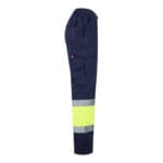 VL ATHENA. Pantalon bicolore en sergé (210g/m²), doublé, multi-poches, en coton (20%) et polyester (80%) – Image 11