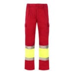 VL ATHENA. Pantalon bicolore en sergé (210g/m²), doublé, multi-poches, en coton (20%) et polyester (80%) – Image 14