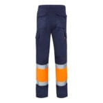 VL ATHENA. Pantalon bicolore en sergé (210g/m²), doublé, multi-poches, en coton (20%) et polyester (80%) – Image 33