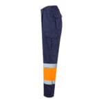 VL ATHENA. Pantalon bicolore en sergé (210g/m²), doublé, multi-poches, en coton (20%) et polyester (80%) – Image 34