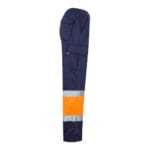 VL ATHENA. Pantalon bicolore en sergé (210g/m²), doublé, multi-poches, en coton (20%) et polyester (80%) – Image 35