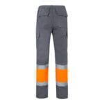 VL ATHENA. Pantalon bicolore en sergé (210g/m²), doublé, multi-poches, en coton (20%) et polyester (80%) – Image 39