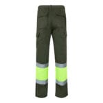 VL ATHENA. Pantalon bicolore en sergé (210g/m²), doublé, multi-poches, en coton (20%) et polyester (80%) – Image 45