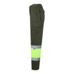VL ATHENA. Pantalon bicolore en sergé (210g/m²), doublé, multi-poches, en coton (20%) et polyester (80%) – Image 46