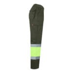 VL ATHENA. Pantalon bicolore en sergé (210g/m²), doublé, multi-poches, en coton (20%) et polyester (80%) – Image 47