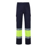 VL POSEIDON LARGE. Pantalon bicolore en sergé multipoches (210g/m²), en coton (20%) et polyester (80%) – Image 8