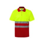 VL CUPID. Polo piqué bicolore (160g/m²) à manches courtes, en polyester (100%) – Image 13