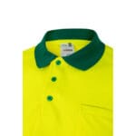 VL CUPID. Polo piqué bicolore (160g/m²) à manches courtes, en polyester (100%) – Image 27