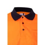 VL CUPID. Polo piqué bicolore (160g/m²) à manches courtes, en polyester (100%) – Image 32
