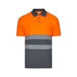 VL CUPID. Polo piqué bicolore (160g/m²) à manches courtes, en polyester (100%) – Image 34