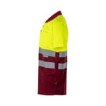 VL CUPID. Polo piqué bicolore (160g/m²) à manches courtes, en polyester (100%) – Image 45