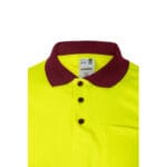 VL CUPID. Polo piqué bicolore (160g/m²) à manches courtes, en polyester (100%) – Image 46