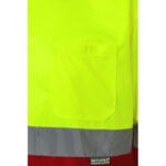 VL CUPID LARGE. Polo bicolore (160g/m²) à manches courtes, en polyester (100%) – Image 16
