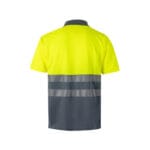 VL CUPID LARGE. Polo bicolore (160g/m²) à manches courtes, en polyester (100%) – Image 18