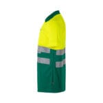 VL CUPID LARGE. Polo bicolore (160g/m²) à manches courtes, en polyester (100%) – Image 24