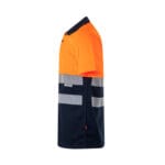 VL CUPID LARGE. Polo bicolore (160g/m²) à manches courtes, en polyester (100%) – Image 29