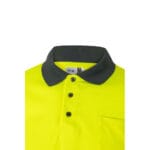 VL VULCAN. Polo bicolore (160g/m²) à manches longues, en polyester (100%) – Image 21