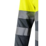 VL VULCAN. Polo bicolore (160g/m²) à manches longues, en polyester (100%) – Image 22