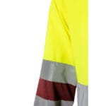VL VULCAN. Polo bicolore (160g/m²) à manches longues, en polyester (100%) – Image 47