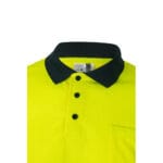 VL VULCAN LARGE. Polo bicolore (160g/m²) à manches longues, en polyester (100%) – Image 9