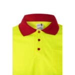 VL VULCAN LARGE. Polo bicolore (160g/m²) à manches longues, en polyester (100%) – Image 14
