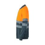 VL VULCAN LARGE. Polo bicolore (160g/m²) à manches longues, en polyester (100%) – Image 33