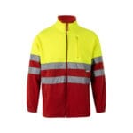 VL EROS LARGE. Veste polaire bicolore (280g/m²), en polyester (100%) – Image 11