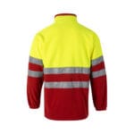VL EROS LARGE. Veste polaire bicolore (280g/m²), en polyester (100%) – Image 12