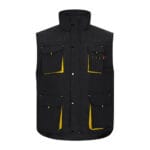 VL NERGAL. Gilet rembourré, bicolore, multipoches (120g/m²), en polyester (100%) – Image 3