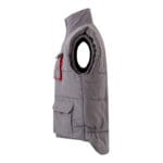 VL NERGAL. Gilet rembourré, bicolore, multipoches (120g/m²), en polyester (100%) – Image 52