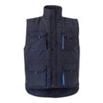VL NERGAL. Gilet rembourré, bicolore, multipoches (120g/m²), en polyester (100%) – Image 60