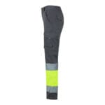 VL ZEUS. Pantalon stretch multipoches bicolore (240g/m²), en coton (46%), EME (38%) et polyester (16%) – Image 11